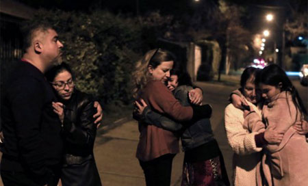 Aumentan a ocho los muertos por el terremoto en Chile